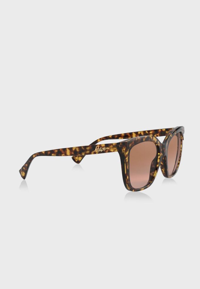 Ochelari de soare pătrați Ralph Lauren 0RA5265 maro pentru femei
