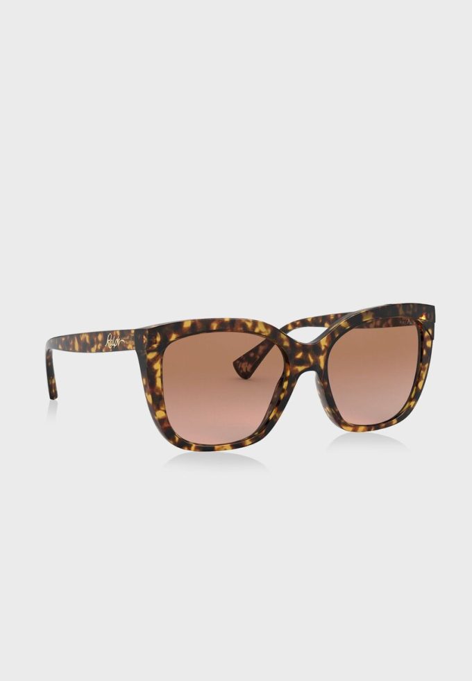 Ochelari de soare pătrați Ralph Lauren 0RA5265 maro pentru femei