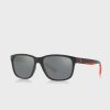 Ochelari de soare pătrați Ralph Lauren 57326G pentru bărbați negri