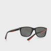 Ochelari de soare pătrați Ralph Lauren 57326G pentru bărbați negri