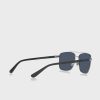 Ochelari de soare Ralph Lauren 0Ph3137 Clubmaster de argint pentru bărbați
