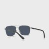 Ochelari de soare Ralph Lauren 0Ph3137 Clubmaster de argint pentru bărbați
