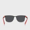 Ochelari de soare Ralph Lauren 0Ph3143 Wayfarers pentru bărbați negri