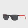 Ochelari de soare Ralph Lauren 0Ph3143 Wayfarers pentru bărbați negri