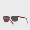 Ochelari de soare Ralph Lauren 0Ph3143 Wayfarers pentru bărbați negri