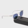 Ochelari de soare Ralph Lauren 0Ph4110 Wayfarers albaștri pentru bărbați