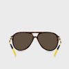 Ochelari de soare Ralph Lauren 0Ph4173 Clubmaster maro pentru bărbați