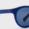 Ochelari de soare Ralph Lauren 0Ph4184 Wayfarers albaștri pentru bărbați