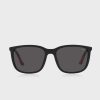 Ochelari de soare Ralph Lauren 0Ph4185U Wayfarers pentru bărbați negri Ochelari de soare Ralph Lauren 0Ph4185U Wayfarers pentru bărbați negri