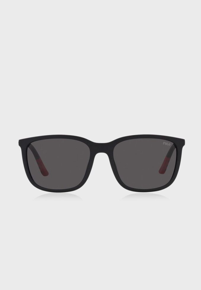 Ochelari de soare Ralph Lauren 0Ph4185U Wayfarers pentru bărbați negri Ochelari de soare Ralph Lauren 0Ph4185U Wayfarers pentru bărbați negri