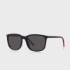 Ochelari de soare Ralph Lauren 0Ph4185U Wayfarers pentru bărbați negri Ochelari de soare Ralph Lauren 0Ph4185U Wayfarers pentru bărbați negri