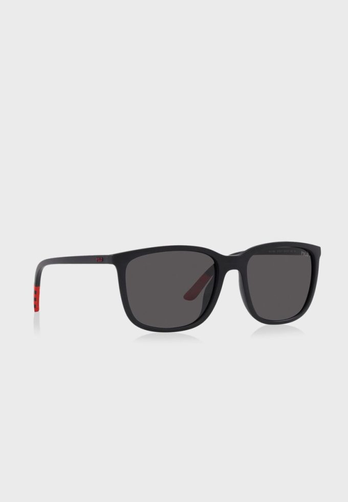 Ochelari de soare Ralph Lauren 0Ph4185U Wayfarers pentru bărbați negri Ochelari de soare Ralph Lauren 0Ph4185U Wayfarers pentru bărbați negri