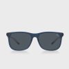 Ochelari de soare Ralph Lauren 0Ph4186U Wayfarers pentru bărbați albaștri