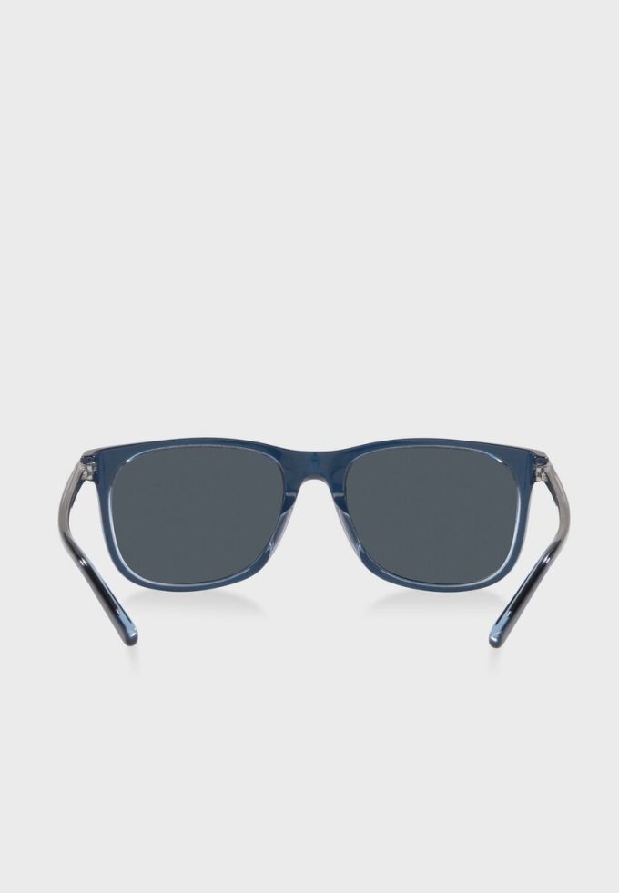 Ochelari de soare Ralph Lauren 0Ph4186U Wayfarers pentru bărbați albaștri