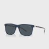 Ochelari de soare Ralph Lauren 0Ph4186U Wayfarers pentru bărbați albaștri