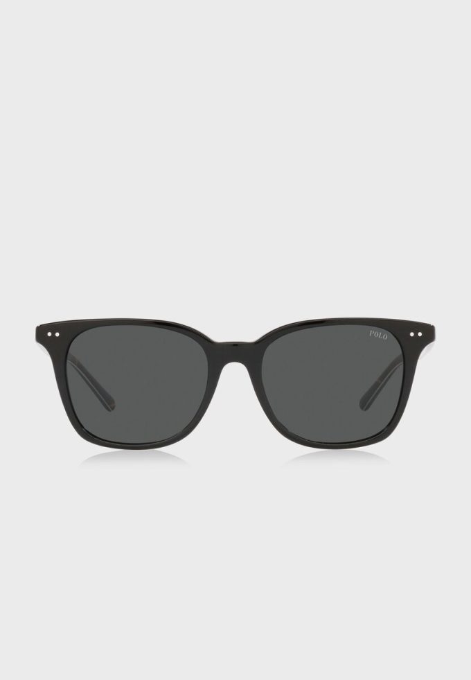 Ochelari de soare Ralph Lauren 0Ph4187 Wayfarers negri pentru bărbați