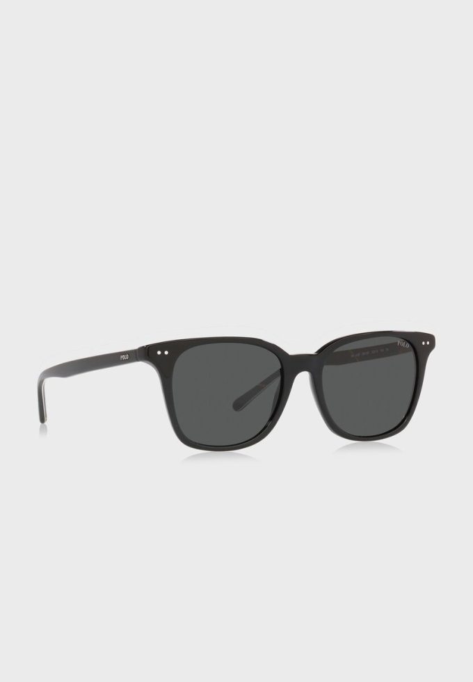 Ochelari de soare Ralph Lauren 0Ph4187 Wayfarers negri pentru bărbați