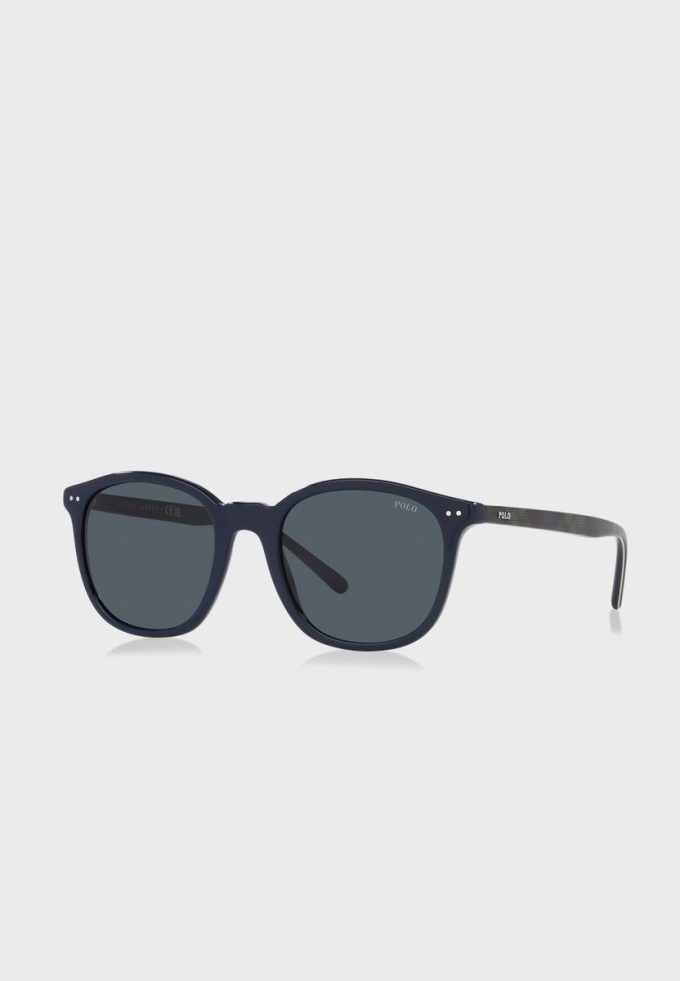 Ochelari de soare Ralph Lauren 0Ph4188 Wayfarers pentru bărbați bleumarin