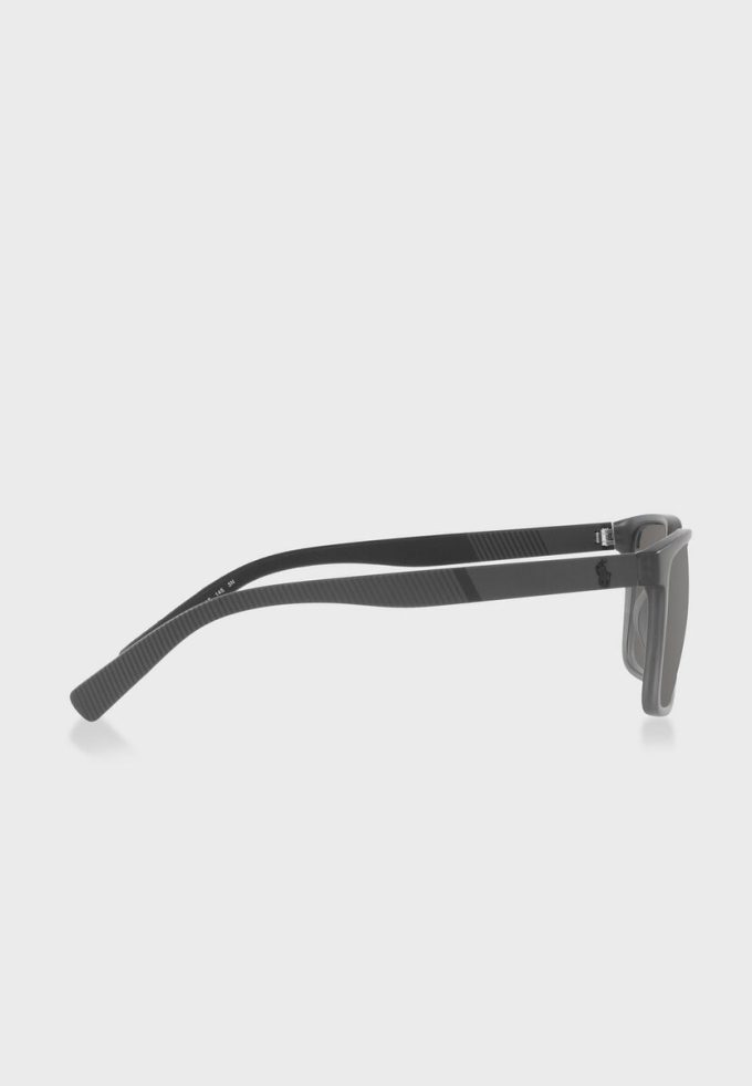 Ochelari de soare Ralph Lauren 0Ph4189U Wayfarers pentru bărbați argintii
