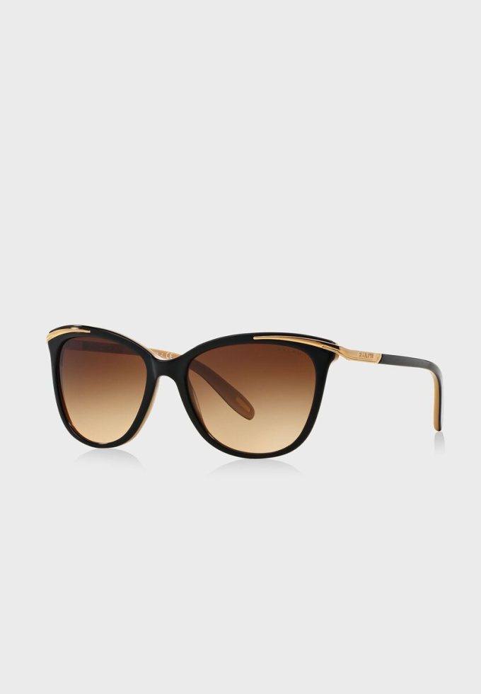 Ochelari de soare Ralph Lauren 0RA5203 Cat Eye pentru femei, aurii