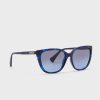 Ochelari de soare Ralph Lauren 0Ra5274 Wayfarer albaștri pentru femei