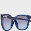 Ochelari de soare Ralph Lauren 0Ra5274 Wayfarer albaștri pentru femei