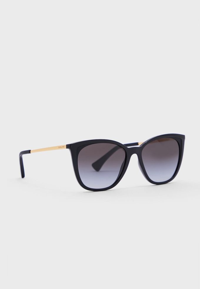 Ochelari de soare Ralph Lauren 0Ra5280 Wayfarers negri pentru femei