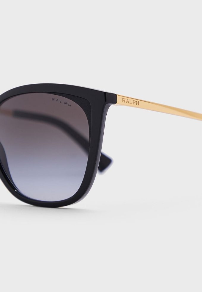 Ochelari de soare Ralph Lauren 0Ra5280 Wayfarers negri pentru femei