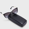 Ochelari de soare Ralph Lauren 0Ra5280 Wayfarers negri pentru femei