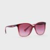 Ochelari de soare Ralph Lauren 0Ra5281U Wayfarers roșii pentru femei