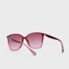 Ochelari de soare Ralph Lauren 0Ra5281U Wayfarers roșii pentru femei