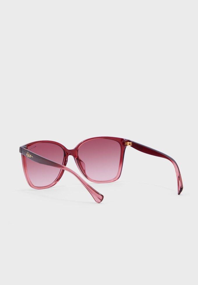 Ochelari de soare Ralph Lauren 0Ra5281U Wayfarers roșii pentru femei