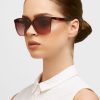 Ochelari de soare Ralph Lauren 0Ra5281U Wayfarers roșii pentru femei