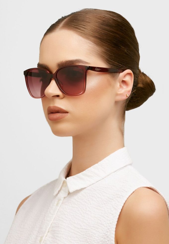 Ochelari de soare Ralph Lauren 0Ra5281U Wayfarers roșii pentru femei