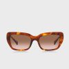 Ochelari de soare Ralph Lauren 0Ra5292 Wayfarer maro pentru femei