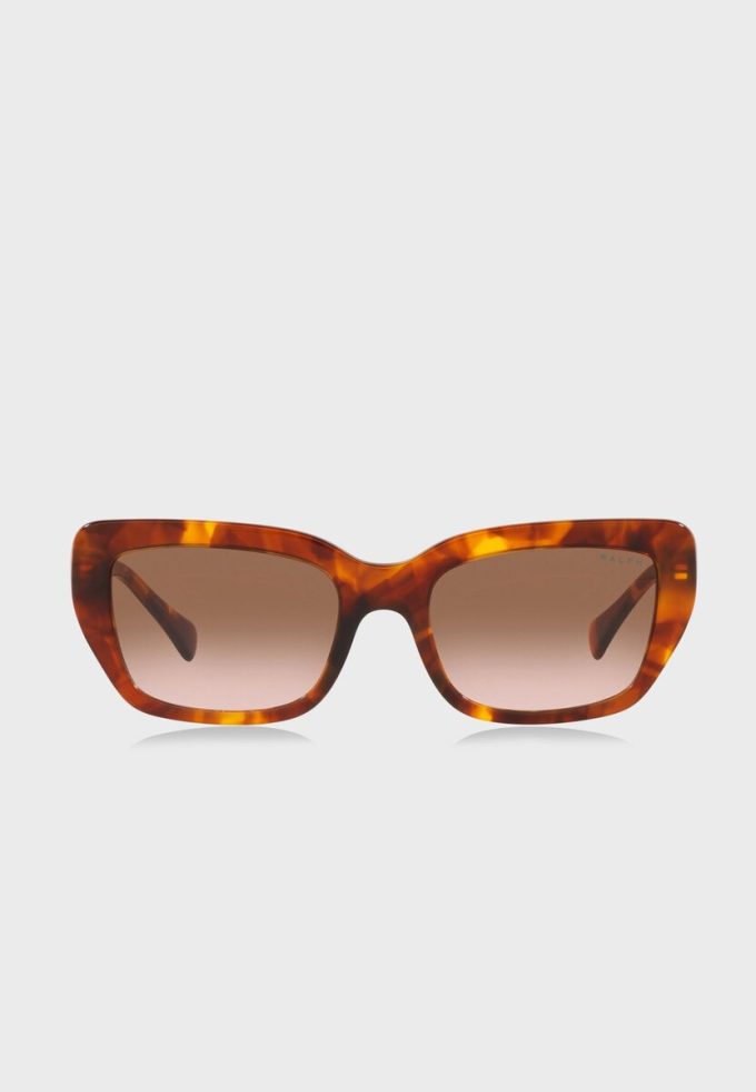 Ochelari de soare Ralph Lauren 0Ra5292 Wayfarer maro pentru femei