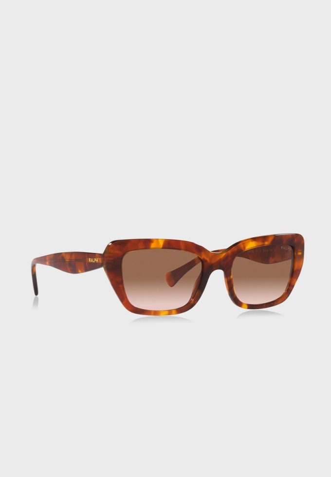 Ochelari de soare Ralph Lauren 0Ra5292 Wayfarer maro pentru femei
