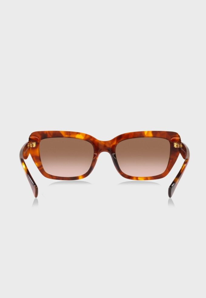 Ochelari de soare Ralph Lauren 0Ra5292 Wayfarer maro pentru femei