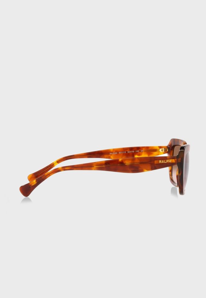 Ochelari de soare Ralph Lauren 0Ra5292 Wayfarer maro pentru femei