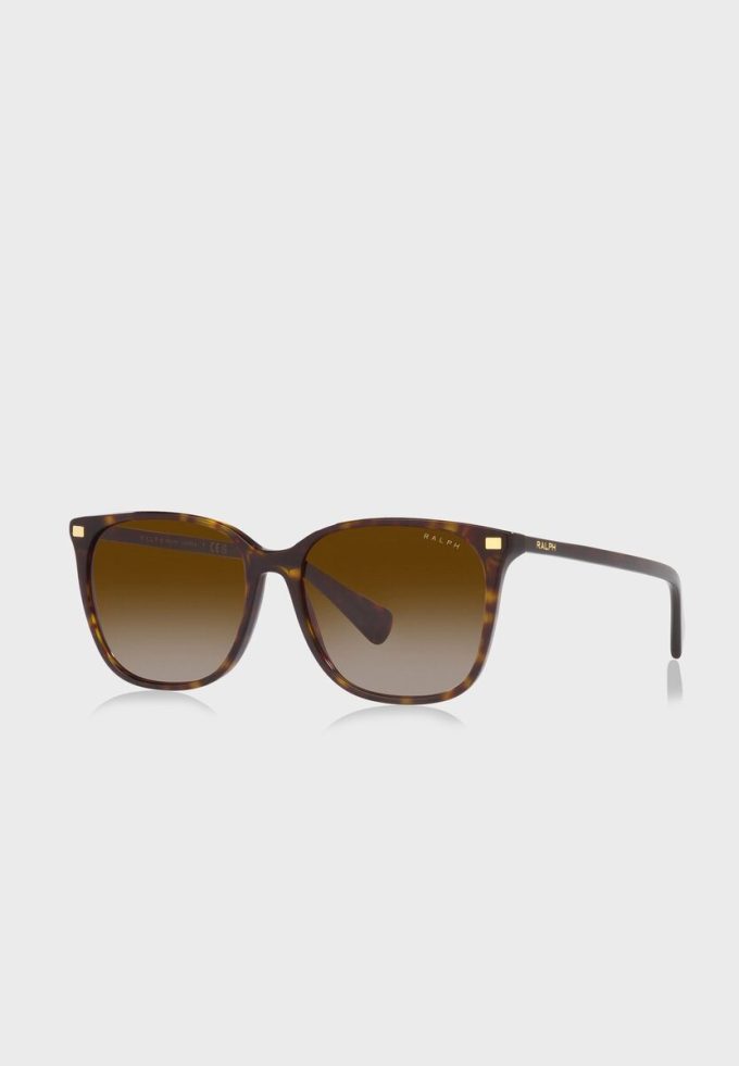 Ochelari de soare Ralph Lauren 0Ra5293 Wayfarer maro pentru femei