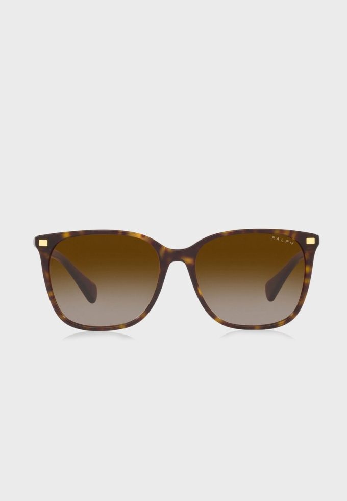 Ochelari de soare Ralph Lauren 0Ra5293 Wayfarer maro pentru femei