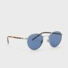 Ochelari de soare rotunzi pentru bărbați Ralph Lauren 0PH3133 argintii
