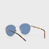 Ochelari de soare rotunzi pentru bărbați Ralph Lauren 0PH3133 argintii