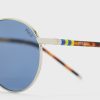 Ochelari de soare rotunzi pentru bărbați Ralph Lauren 0PH3133 argintii