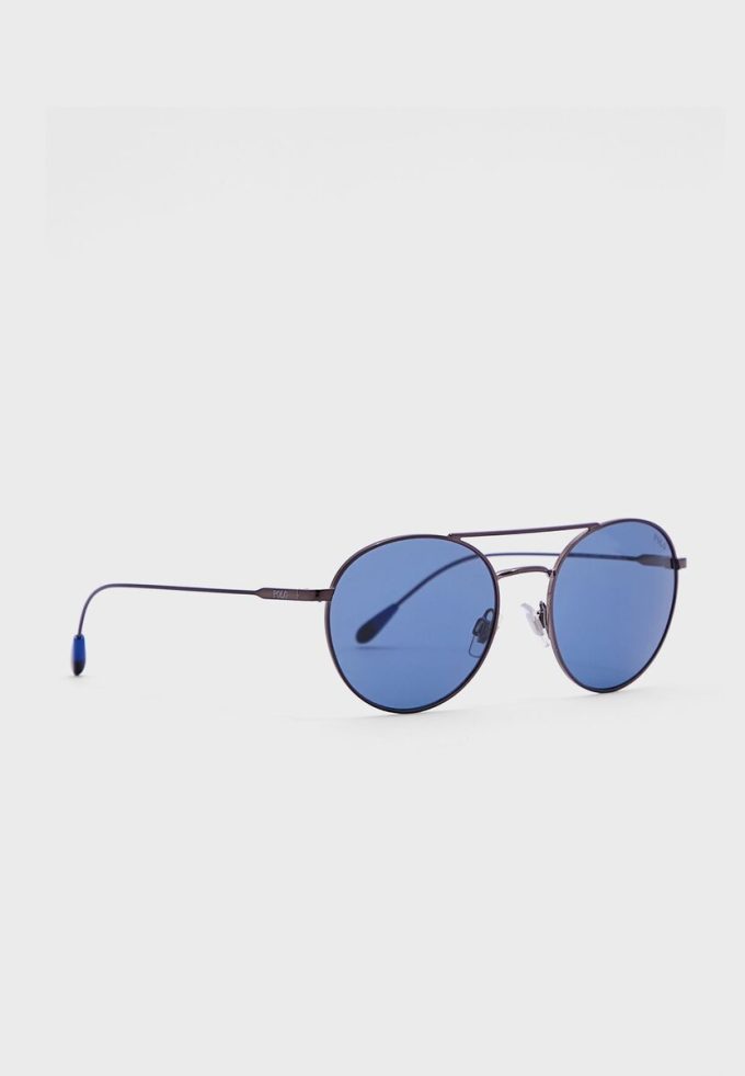 Ochelari de soare rotunzi pentru bărbați Ralph Lauren 0Ph3136 gri