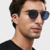 Ochelari de soare rotunzi pentru bărbați Ralph Lauren 0Ph3136 gri