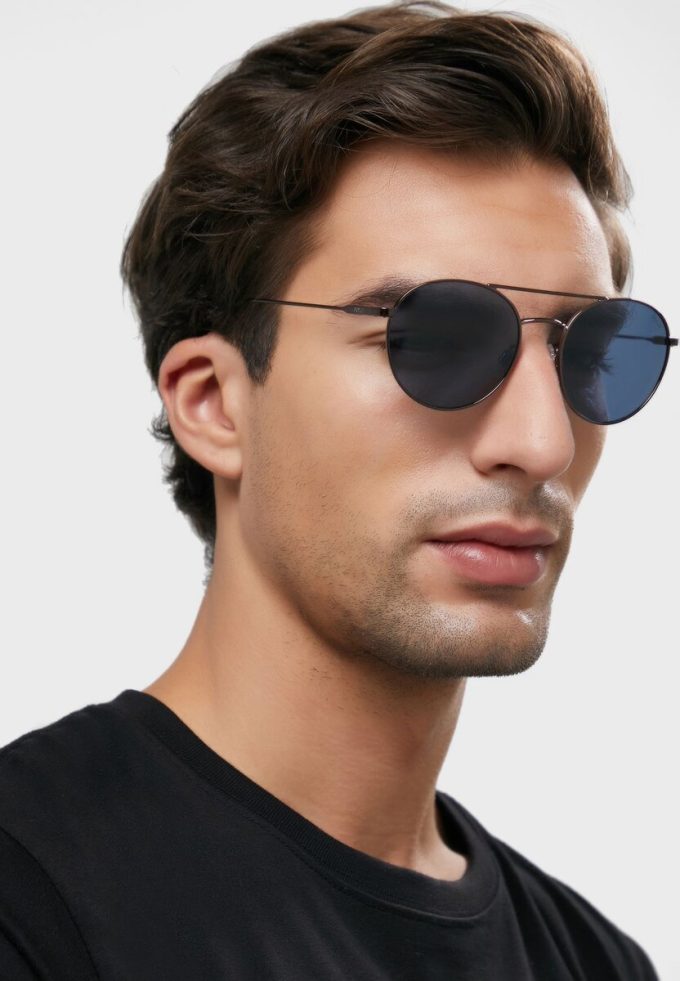 Ochelari de soare rotunzi pentru bărbați Ralph Lauren 0Ph3136 gri