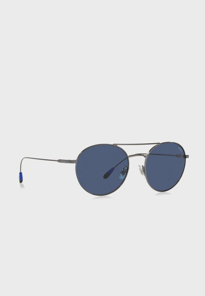Ochelari de soare rotunzi pentru bărbați Ralph Lauren 0Ph3136 gri