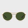 Ochelari de soare rotunzi pentru bărbați Ralph Lauren 0Ph3142 aurii