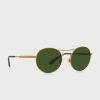 Ochelari de soare rotunzi pentru bărbați Ralph Lauren 0Ph3142 aurii